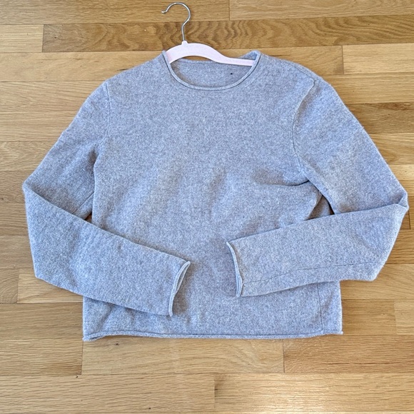 Aqua cashmere women's sweater size small (tag fell off) in beige/brown - Picture 3 of 5